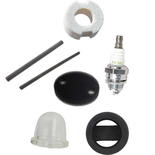 SHI B450 AIR-OIL-FUEL FILTERS SPARK PLUG FUEL LINES PRIMER BULB KIT