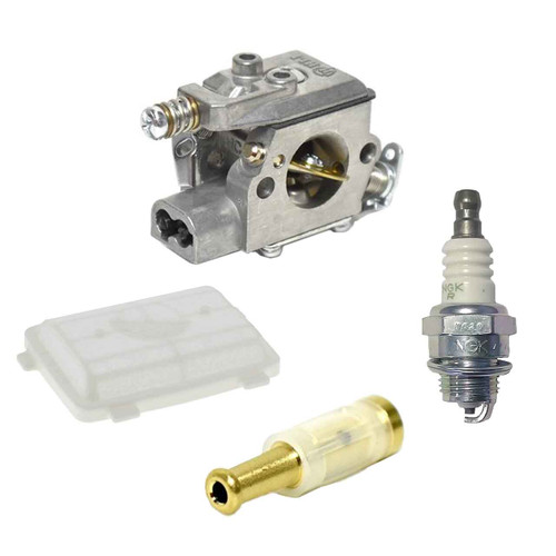 SHI 335s COMPLETE CARBURETOR AIR-OIL FILTERS SPARK PLUG KIT