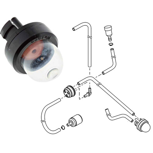 SHI 335s FUEL FILTER-GROMMET-LINES PRIMER BULB KIT