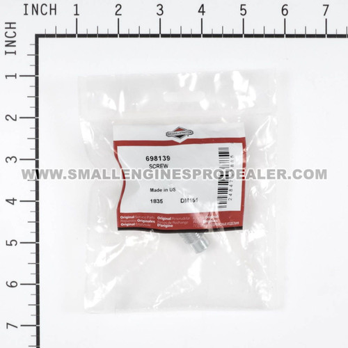 BRIGGS & STRATTON part 698139 - SCREW - Image 4