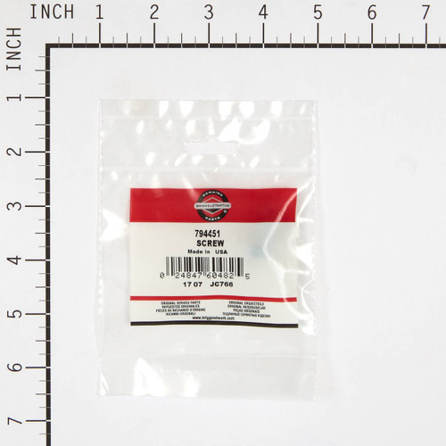 BRIGGS & STRATTON part 794451 - SCREW - Image 1