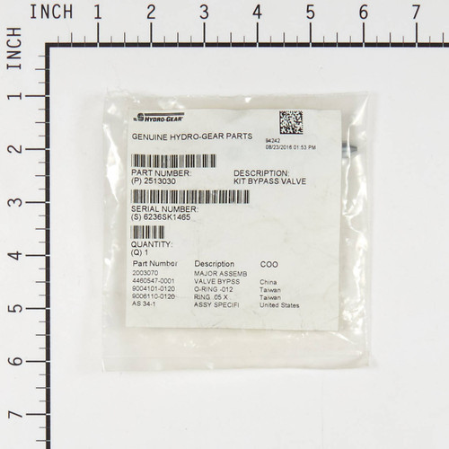HYDRO GEAR 2513030 - KIT BYPASS VALVE img4