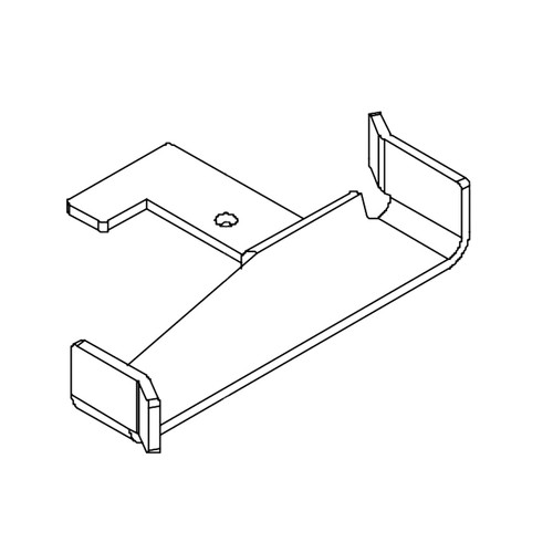 Hydro Gear Bracket Belt Keeper Zinc/Blue 51297 - Image 1