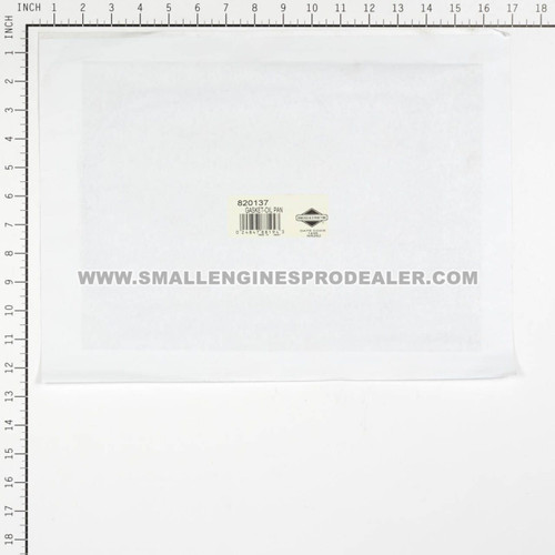 BRIGGS & STRATTON GASKET-OIL PAN 820137 - Image 3
