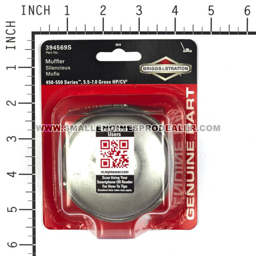 BRIGGS & STRATTON MUFFLER 5019K - Image 4 BRIGGS & STRATTON MUFFLER 5019K - Image 4