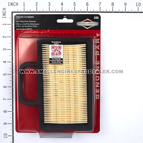 BRIGGS & STRATTON AIR FILTER W/PRE CLN 5408K - Image 3