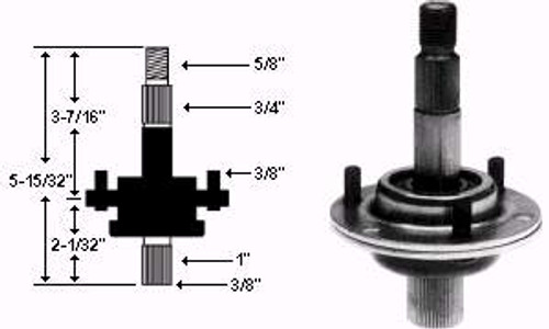 SPINDLE ASSEMBLY MTD - 7156