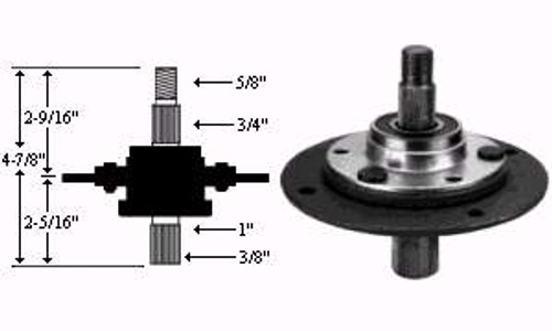 ASSEMBLY SPINDLE SHORT MTD - 8967
