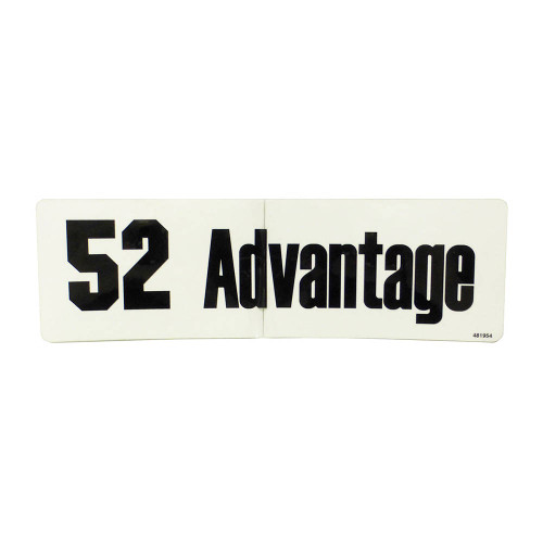 Scag DECAL, ADVANTAGE - 52 481954 - Image 1