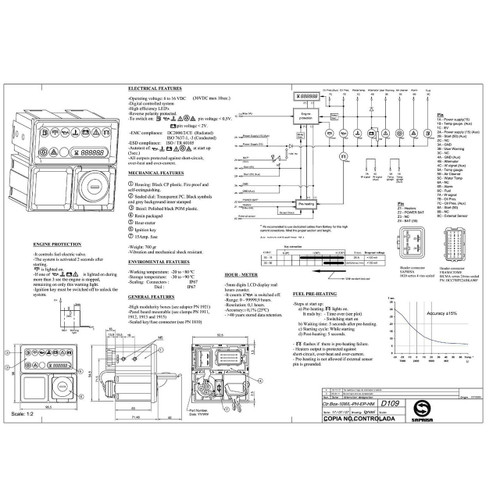 KOHLER ED0072454660-S - ELECTRIC PANEL 12V+A.AUT+C.OR.-image6