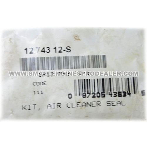 KOHLER 12 743 12-S - KIT, AIR CLEANER SEAL-image4