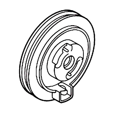 KOHLER 63 093 02-S - PULLEY (Authentic OEM Part)