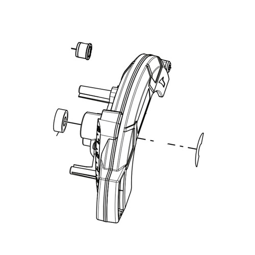 RYOBI/RIDGID 202001005 - ASSEMBLY UPPER BLADE GUARD (Original OEM part)