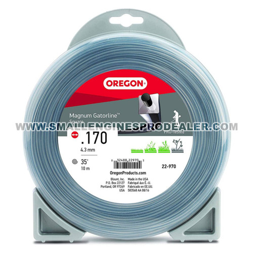 22-970 - GATORLINE MAGNUM SQ .170 1/2LB - OREGON 