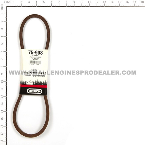 75-908 - BELT ARIENS 7200020 1/2 X 37-3/8 - OREGON - Image 3
