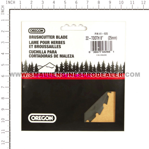 41-935 - MAXI BRUSH BLADE 8IN 22 TEETH - OREGON - Image 3