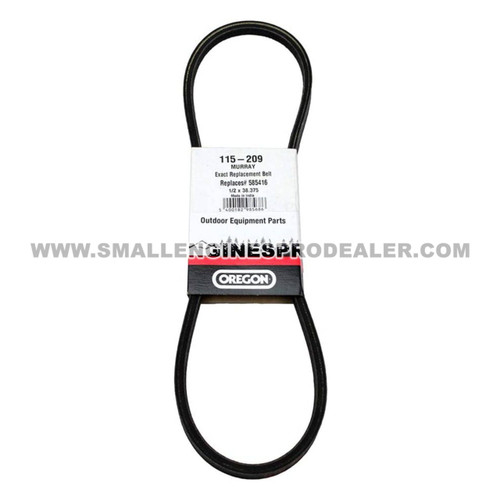 115-209 - BELT MURRAY 585416 1/2 X 38-3/ - OREGON  115-209 - BELT MURRAY 585416 1/2 X 38-3/ - OREGON