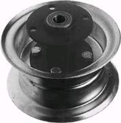 RIM & HUB REAR ASSEMBLY 6In. - (UNIVERSAL) - 376