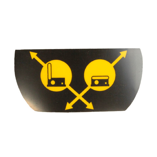 RYOBI/RIDGID BD46118 - LABEL BELT POSITION (Original OEM part)