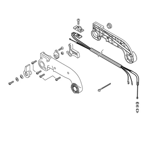 ECHO P021043840 - THROTTLE CONTROL KIT 633RT/755 - Authentic OEM part