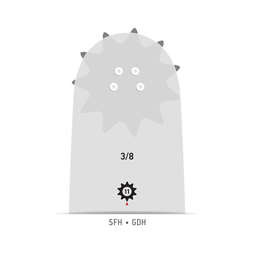 203SFHD025 - BAR 20IN ADVANCECUT 3/8 SERIES - OREGON Authentic Part