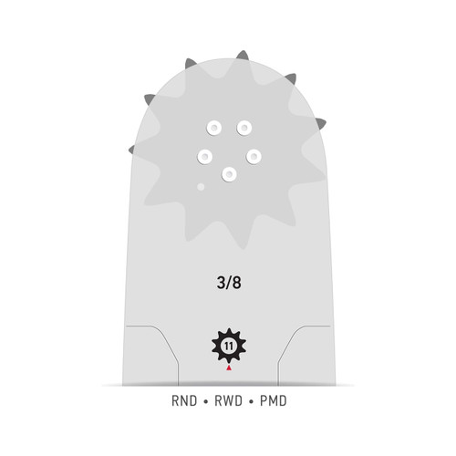 268RNDD009 - BAR 26IN POWERCUT OREGON - OREGON Authentic Part