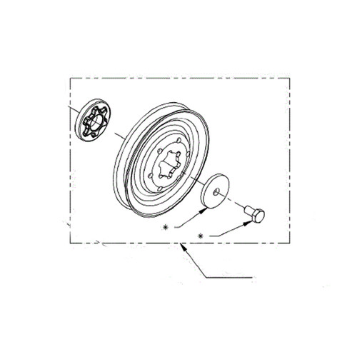 HYDRO GEAR 72434 - KIT PULLEY (ORIGINAL OEM)