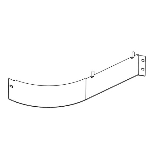 HUSTLER 121490 - FRONT LEFT HAND BAFFLE W/A 60 IN DECK - HUSTLER MOWERS 121490