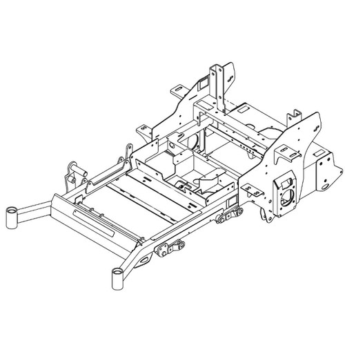 HUSTLER 553876 - SERVICE FRAME 54 IN DECK X ONE RD - HUSTLER MOWERS 553876