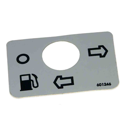 HUSTLER 601246 - DECAL FUEL VALVE DIESEL Z - HUSTLER MOWERS 601246