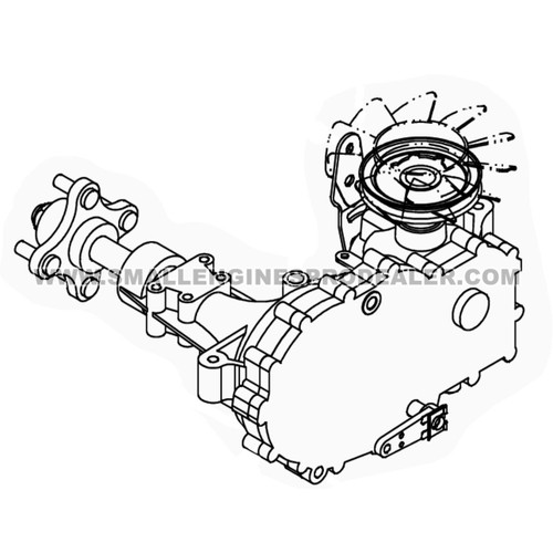 HUSTLER 603741 - ZT3400, 23.16:1 LH TRANS - Image 2