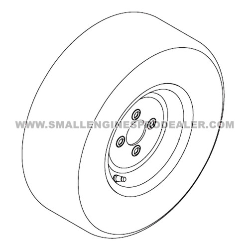 HUSTLER 606023 - TIRE/WHEEL ASSY - Image 2