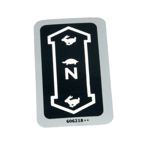 HUSTLER DECAL STEERING 606218 - Image 1