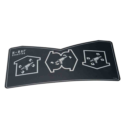 HUSTLER 771030 - DECAL H BAR STEER - HUSTLER MOWERS 771030