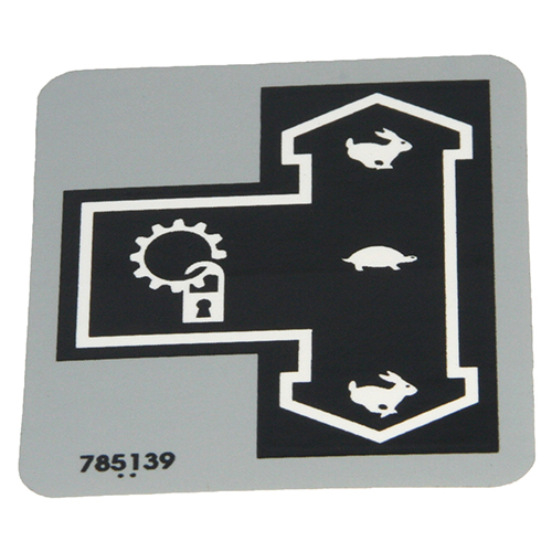 HUSTLER DECAL STEERING L.S. 785139 - Image 1