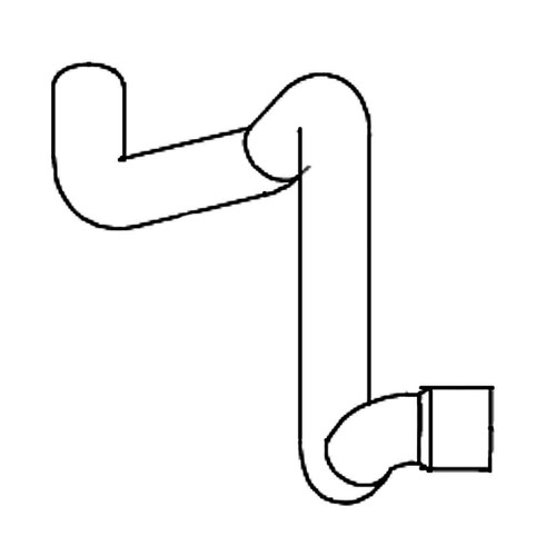 HUSTLER 798389 - REAR RADIATOR HOSE YANMAR - HUSTLER MOWERS 798389