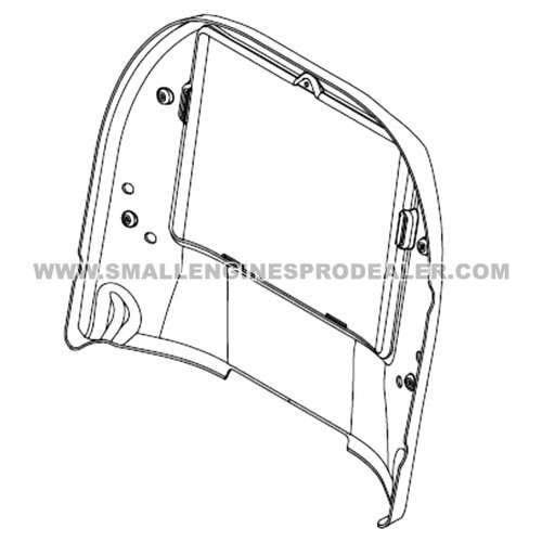 HUSTLER 797571 - SEAT, BACK PANEL KIT - Image 2