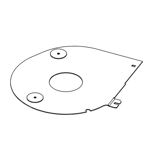 HUSTLER 114218 - LEFT HAND SAND SHIELD W/A 54 IN - HUSTLER MOWERS 114218