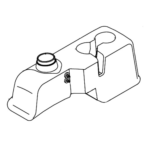 HUSTLER FUEL TANK LEFT SIDE HDZ 601366 - Image 1