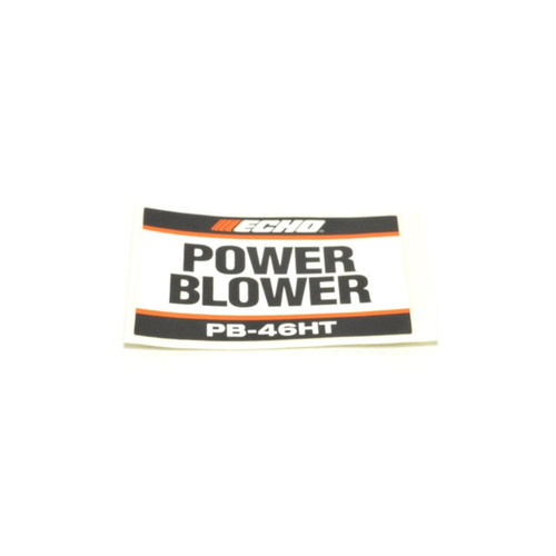 ECHO 89011521060 - LABEL, MODEL PB-46HT - Authentic OEM part
