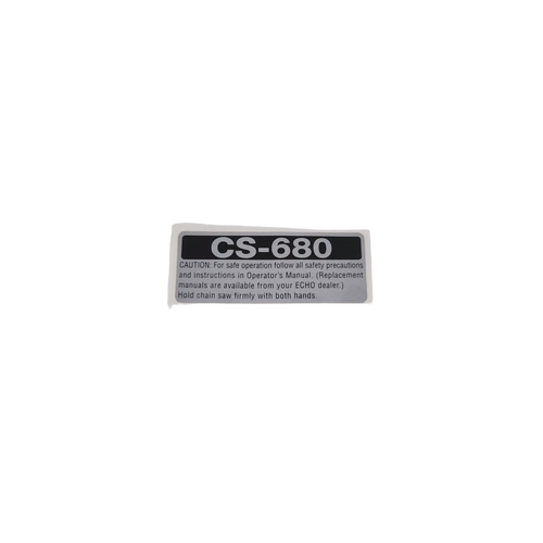 ECHO X503009540 - LABEL, MODEL - Authentic OEM part