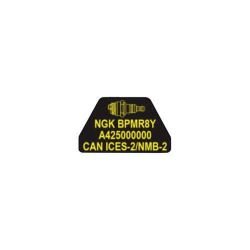 ECHO LABEL, SPARK PLUG BPMR8Y X532004970 - Image 1