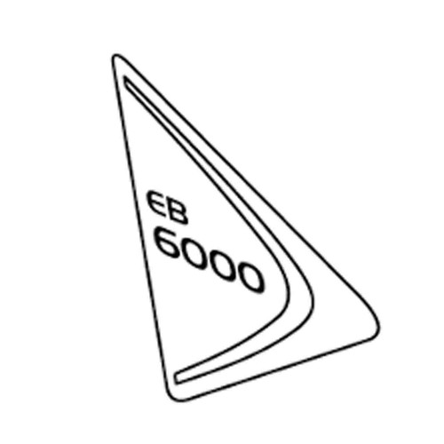 ECHO X543004730 - LABEL, MODEL EB6000 - Authentic OEM part