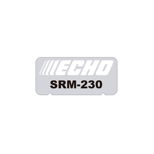 ECHO LABEL, MODEL SRM-230 X547001481 - Image 1