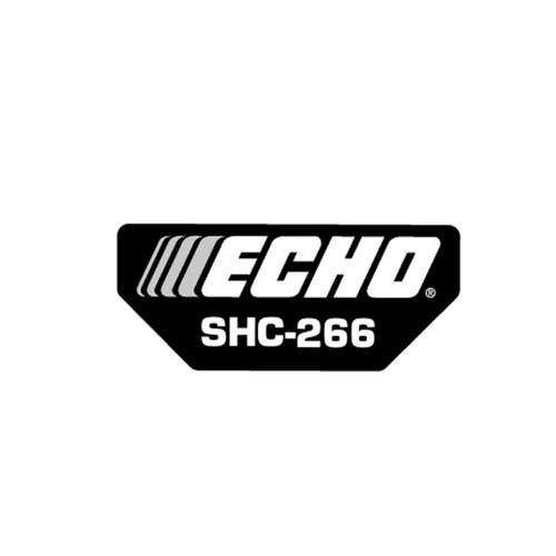 ECHO X547002040 - LABEL, MODEL SHC-266 - Authentic OEM part