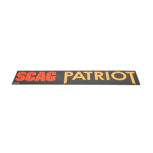 Scag DECAL SCAG PATRIOT 486302 - Image 1