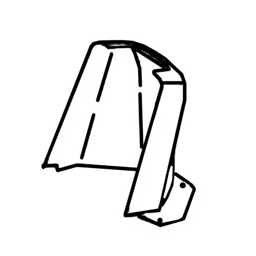 HUSTLER COVER LOWER COLUMN 350320390 - Image 1