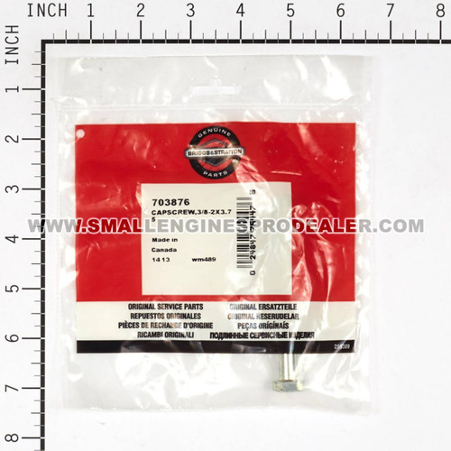 BRIGGS & STRATTON part 703876 - CAPSCREW 3/8-2X3.75 - Image 3