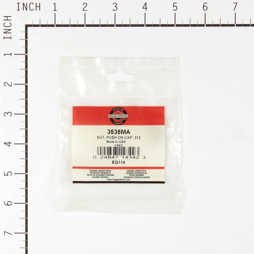 BRIGGS & STRATTON NUT PUSH ON CAP .312 3535MA - Image 1