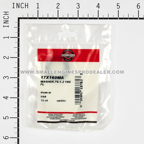 BRIGGS & STRATTON WASHER.76-1.2 16G FL 17X160MA - Image 3